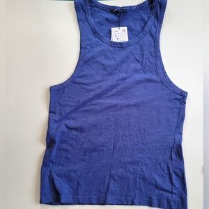NEW PURPLE ZARA Racerback Tank Top, Size Small